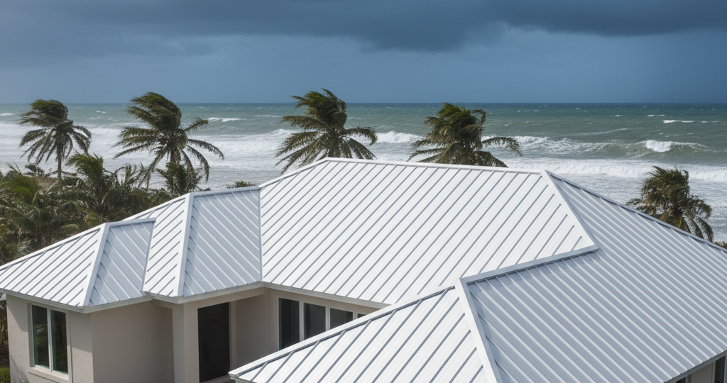 hurricane-resistant metal roofs