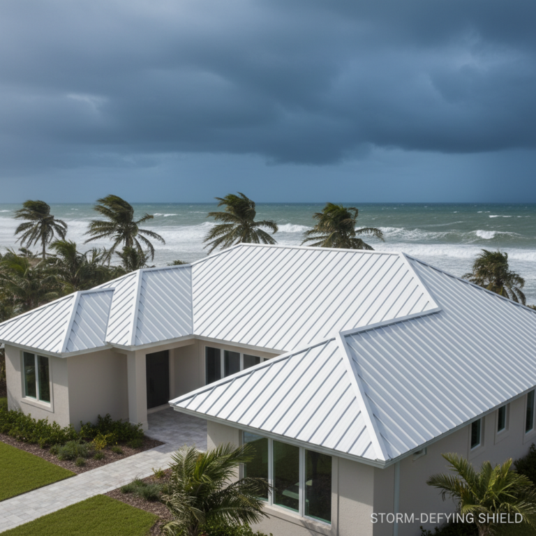 hurricane-resistant metal roofs